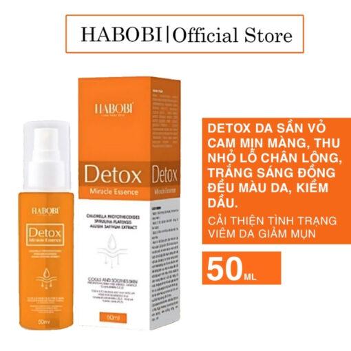 Serum dưỡng ẩm detox da Habobi Miracle Essence