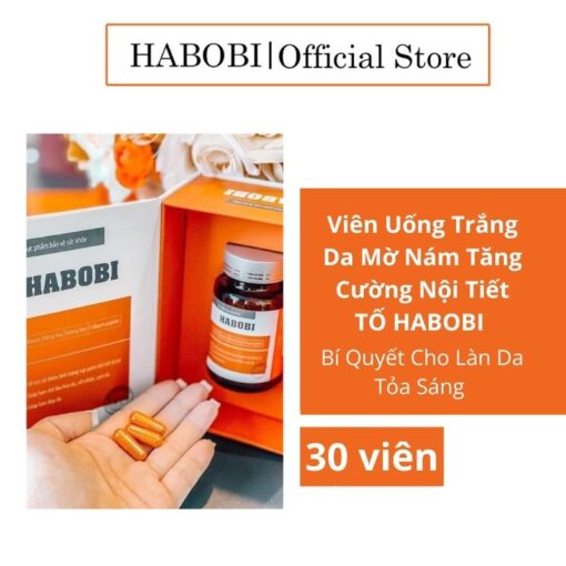 Viên Uống Trắng Da Mờ Nám Tăng Cường Nội Tiết TỐ HABOBI - Bí Quyết Cho Làn Da Tỏa Sáng